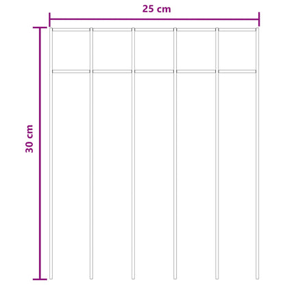 Tuin schuttingpaneel 24 pcs Gegalvaniseerd staal Zilverkleurig