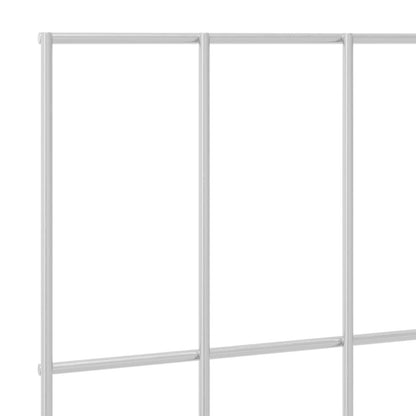 Tuin omheining met palen 24 pcs 75 x 30 cm Mesh Zilverkleurig