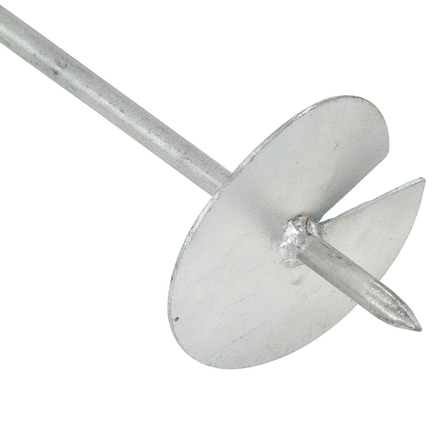 Aardeankers 6 pcs Zilverkleurig Ø10 x 60 cm