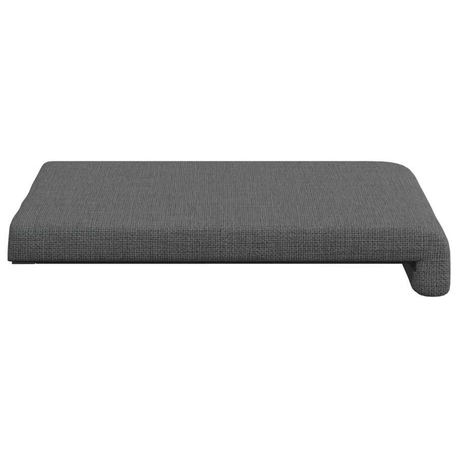 Bankkussen 2 st Stof Donkergrijs Diepte 35 cm