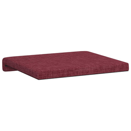 Bankkussen 2 st Stof Wijnrood Diepte 35 cm