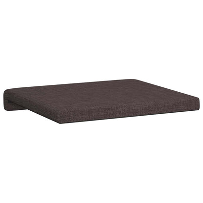 Bankkussen 2 st Stof Donkerbruin Diepte 35 cm