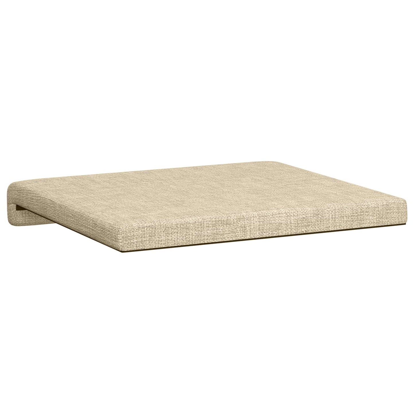 Bankkussen 2 st Stof Crèmekleurig Diepte 35 cm