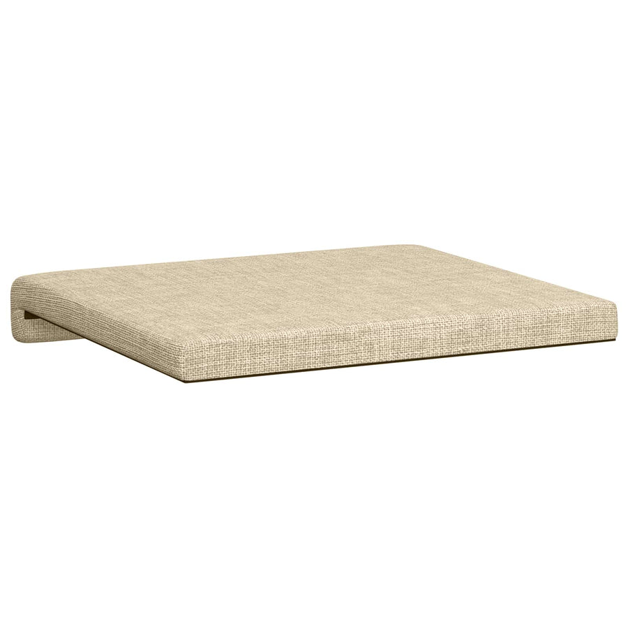 Bankkussen 2 st Stof Crèmekleurig Diepte 35 cm