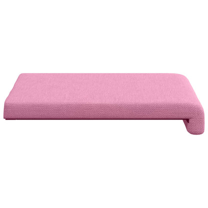 Bankkussen 2 st Stof Roze Diepte 35 cm