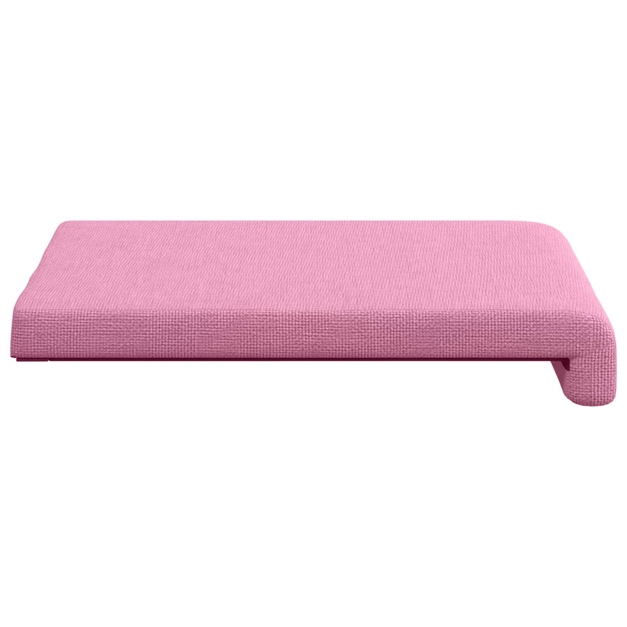 Bankkussen 2 st Stof Roze Diepte 35 cm