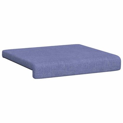 Bankkussen 2 st Stof Jeans Blauw Diepte 35 cm