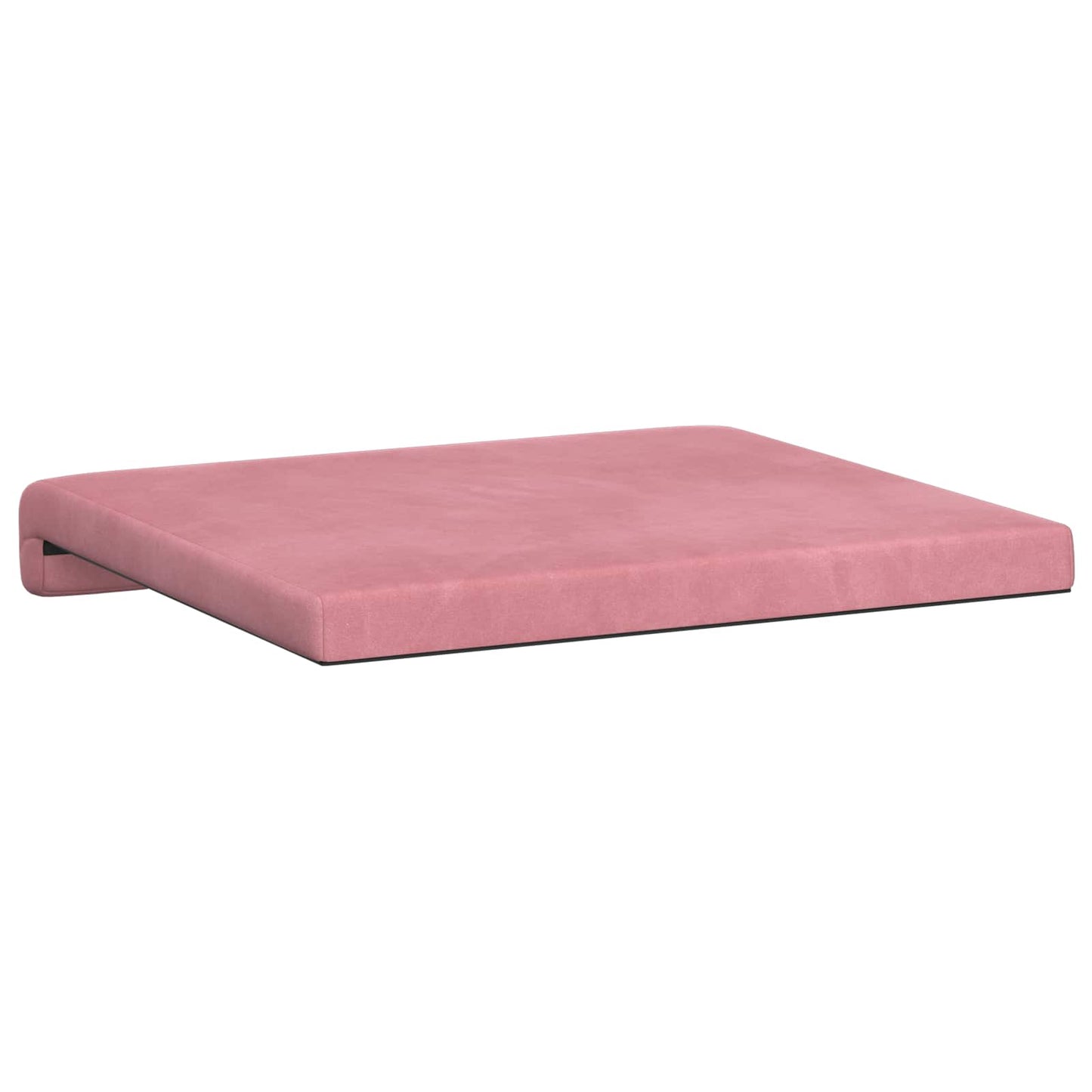 Bankkussen 2 st fluweel Roze Diepte 35 cm