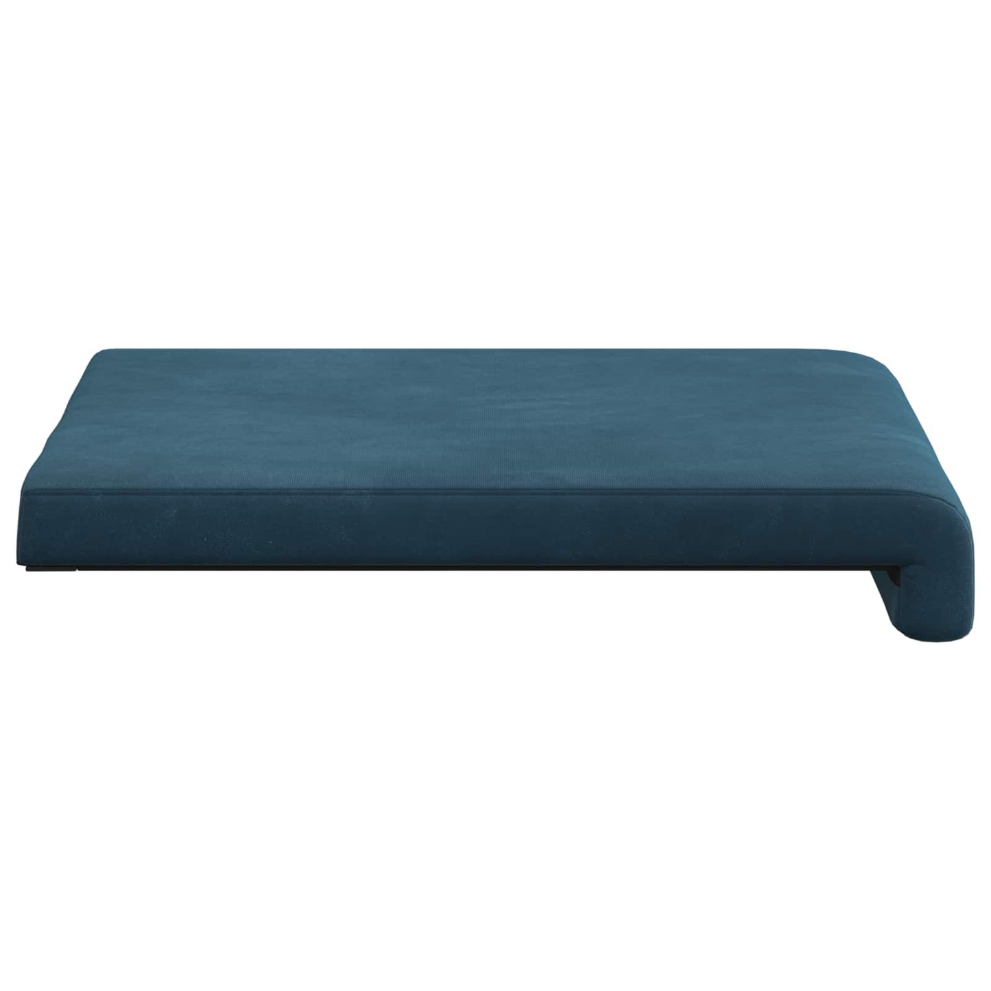 Bankkussen 2 st fluweel Blauw Diepte 35 cm