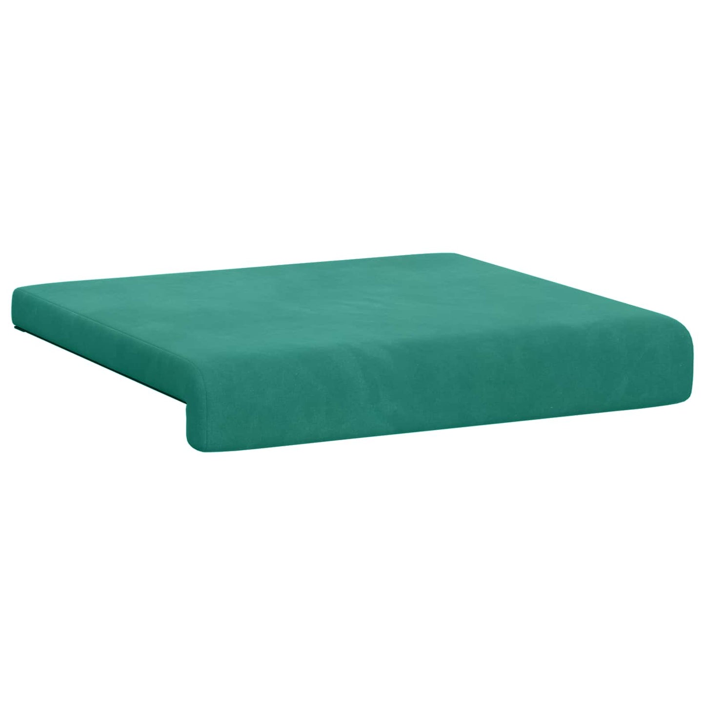 Bankkussen 2 st fluweel Turquoise Diepte 35 cm