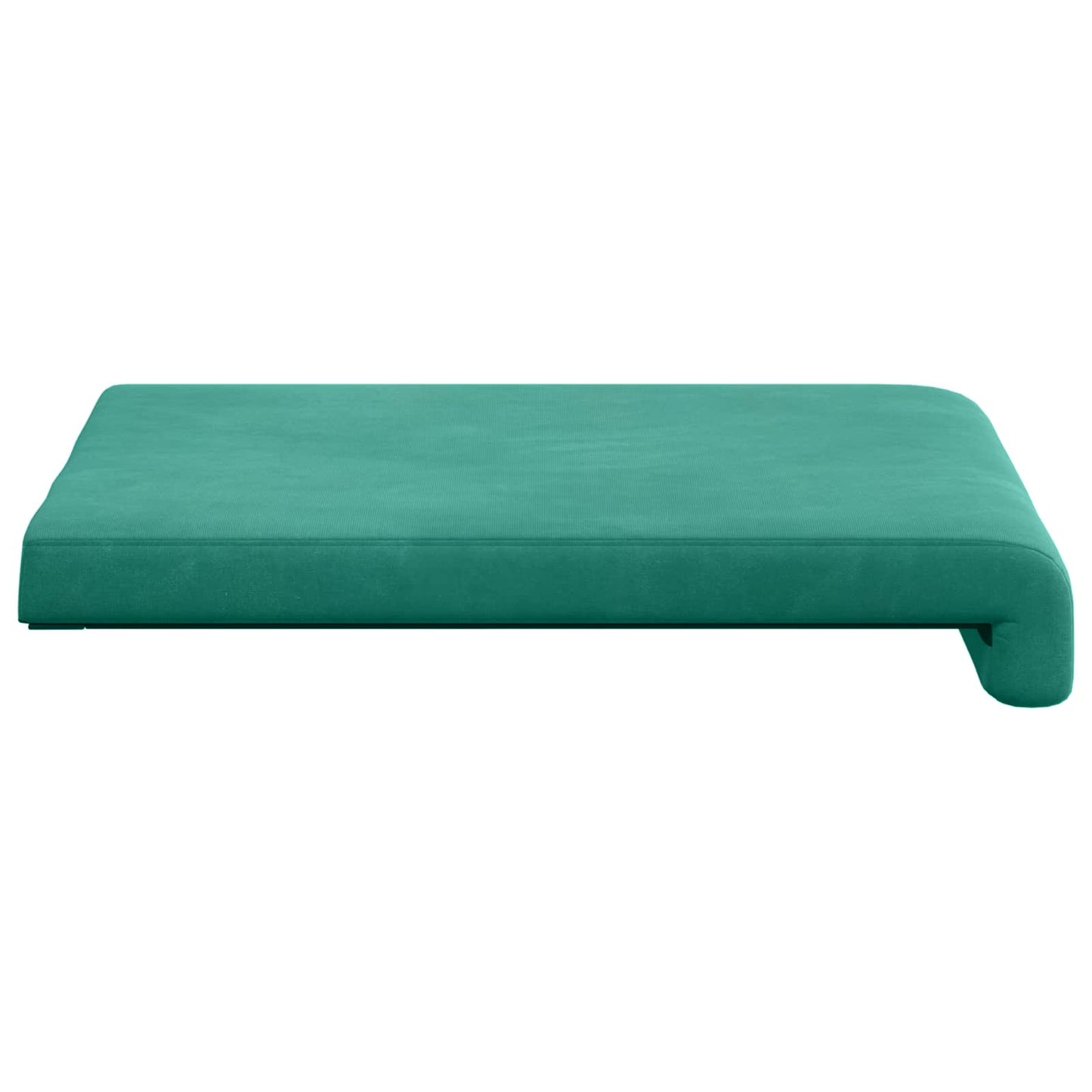 Bankkussen 2 st fluweel Turquoise Diepte 35 cm