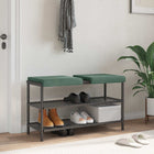 Bankkussen 2 st fluweel Zeegroen Diepte 35 cm