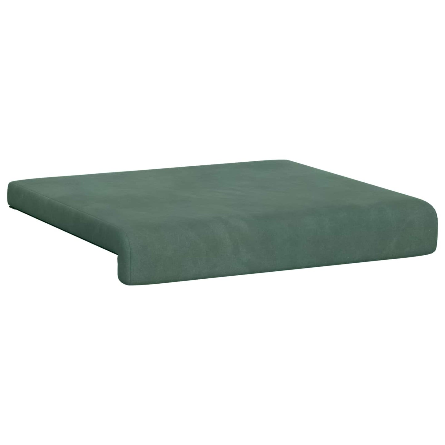 Bankkussen 2 st fluweel Zeegroen Diepte 35 cm