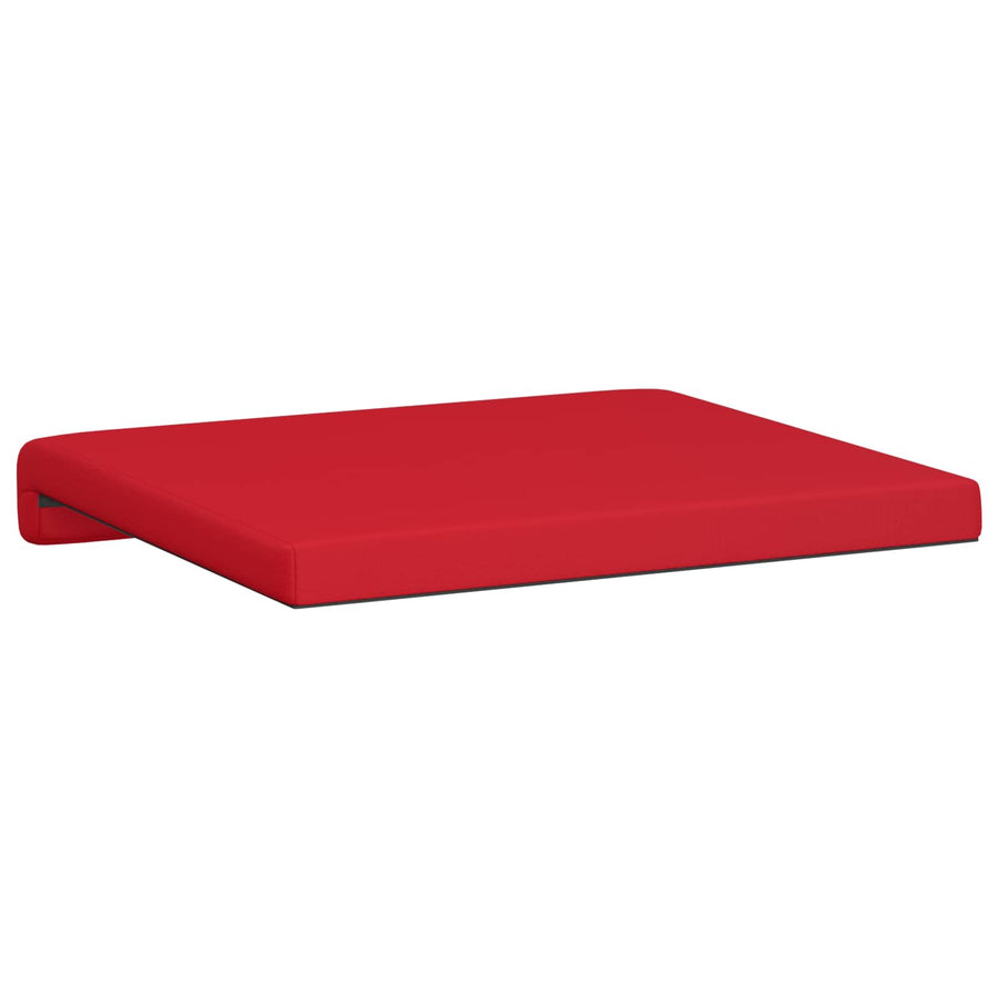Bankkussen 2 st Kunstleer Rood Diepte 35 cm