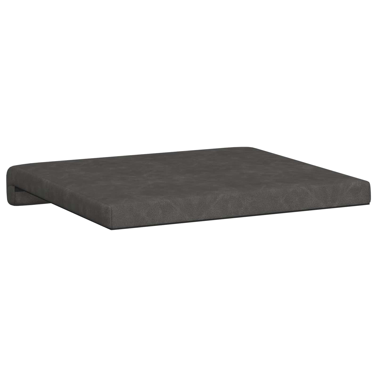 Bankkussen 2 st Kunstleer Zwart Diepte 35 cm