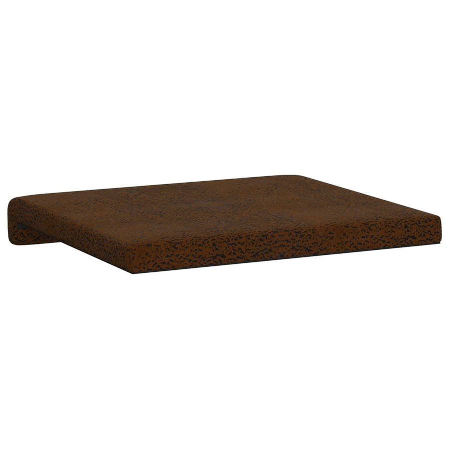 Bankkussen 2 st Faux Suède Stof Bruin Diepte 35 cm