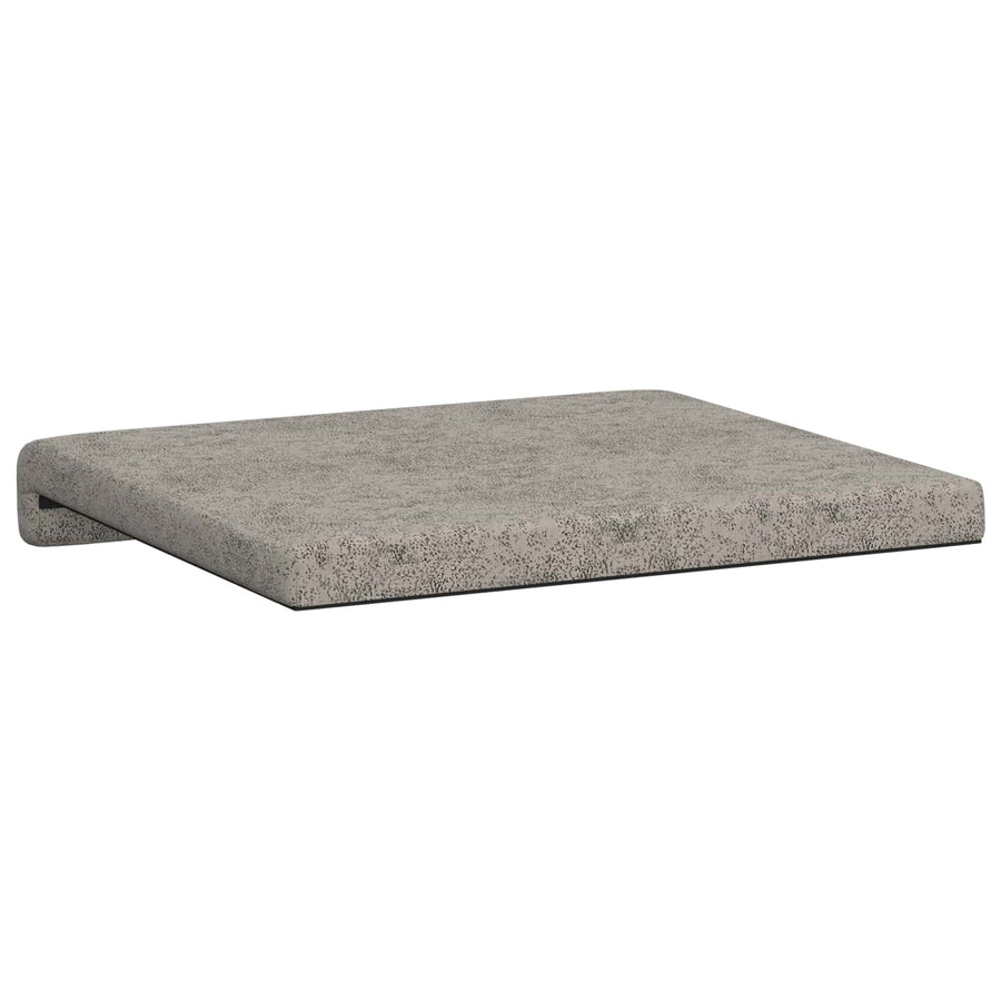 Bankkussen 2 st Faux Suède Stof Lichtgrijs Diepte 35 cm