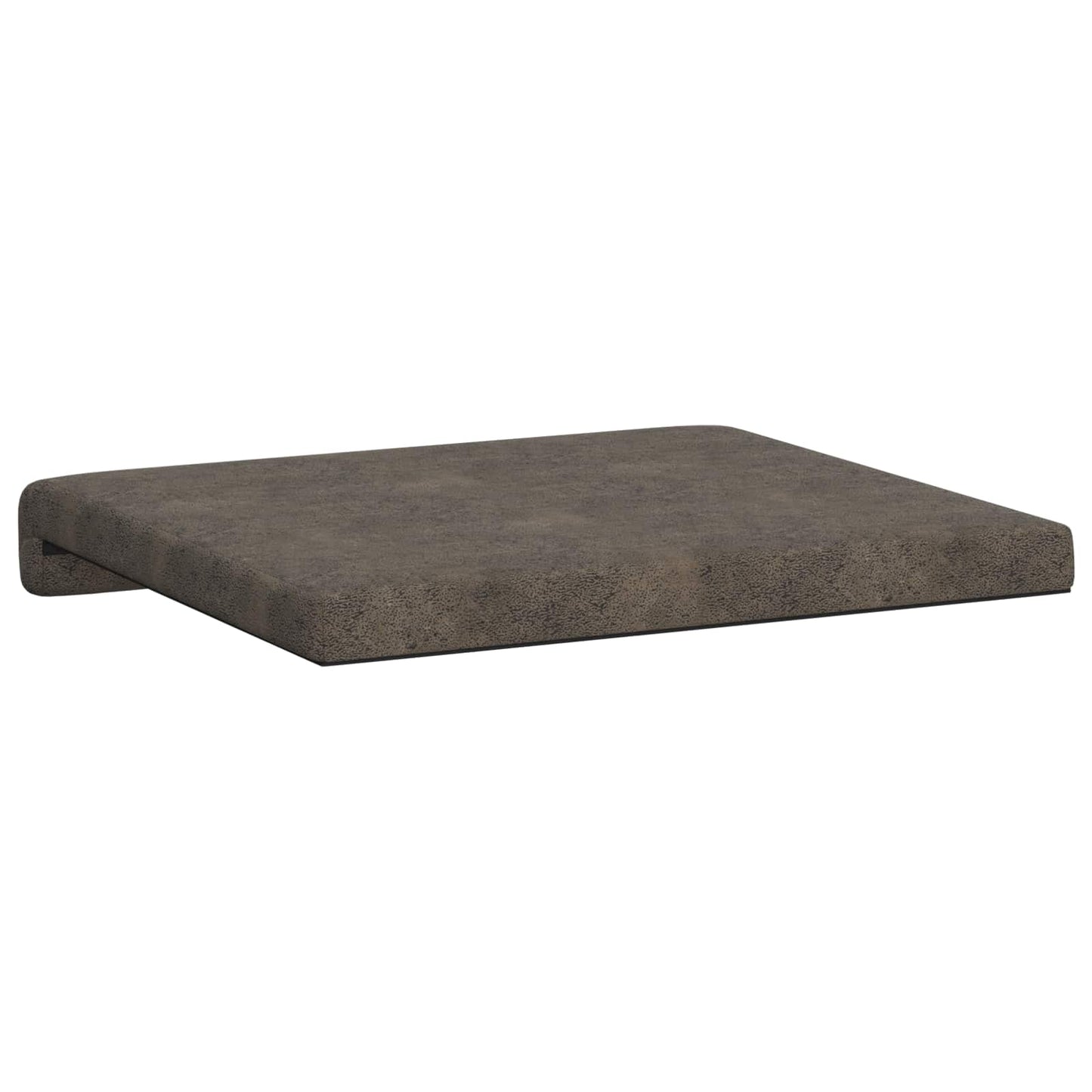 Bankkussen 2 st Faux Suède Stof Donkergrijs Diepte 35 cm
