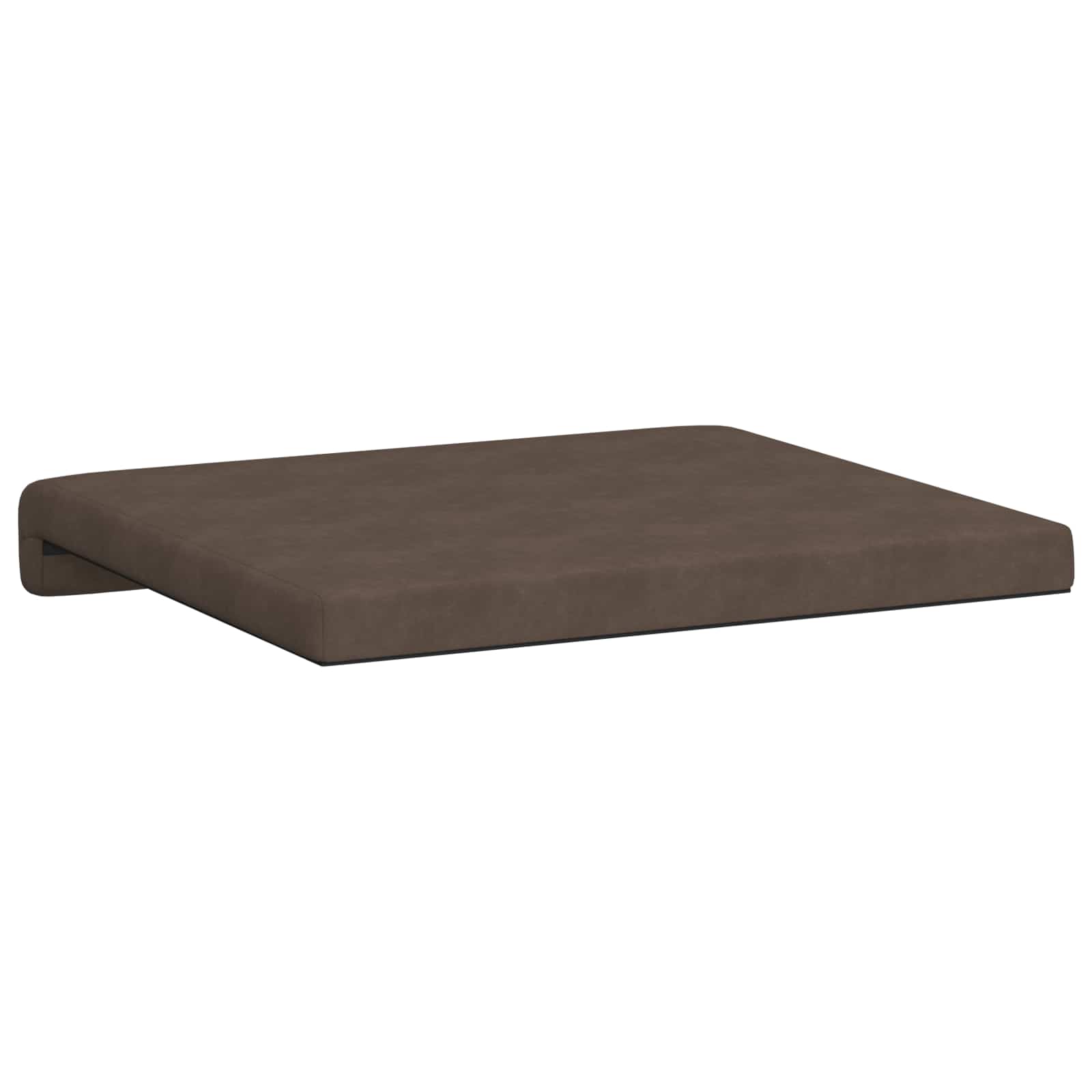 Bankkussen 2 st Microvezel Bruin Diepte 35 cm