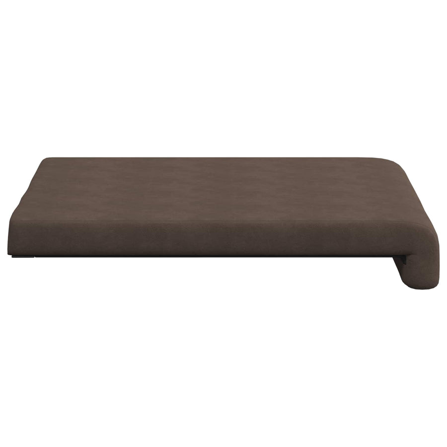 Bankkussen 2 st Microvezel Bruin Diepte 35 cm