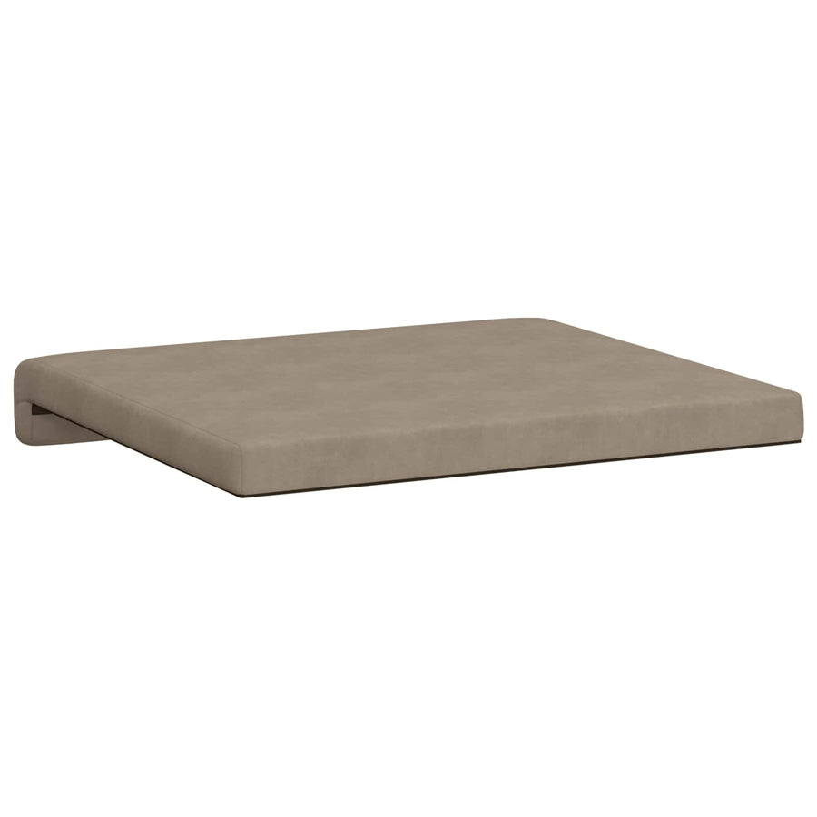 Bankkussen 2 st Microvezel Taupe Diepte 35 cm