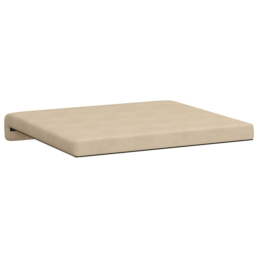 Bankkussen 2 st Microvezel Crèmekleurig Diepte 35 cm