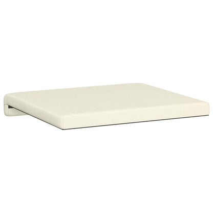 Bankkussen 2 st corduroy Crèmekleurig Diepte 35 cm