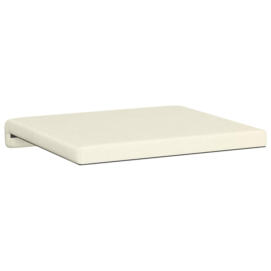 Bankkussen 2 st corduroy Crèmekleurig Diepte 35 cm
