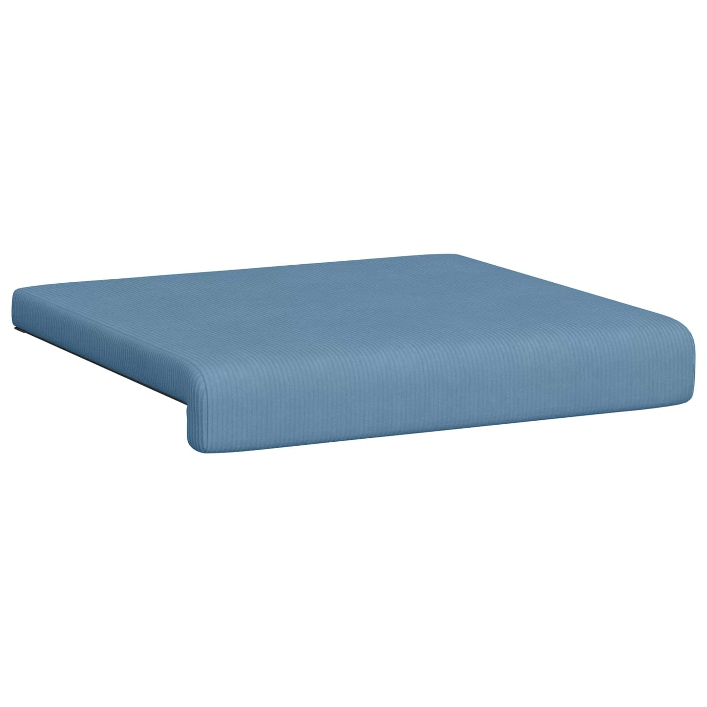 Bankkussen 2 st corduroy Blauw Diepte 35 cm
