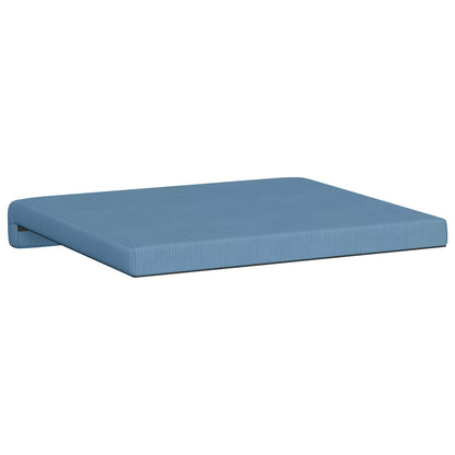 Bankkussen 2 st corduroy Blauw Diepte 35 cm