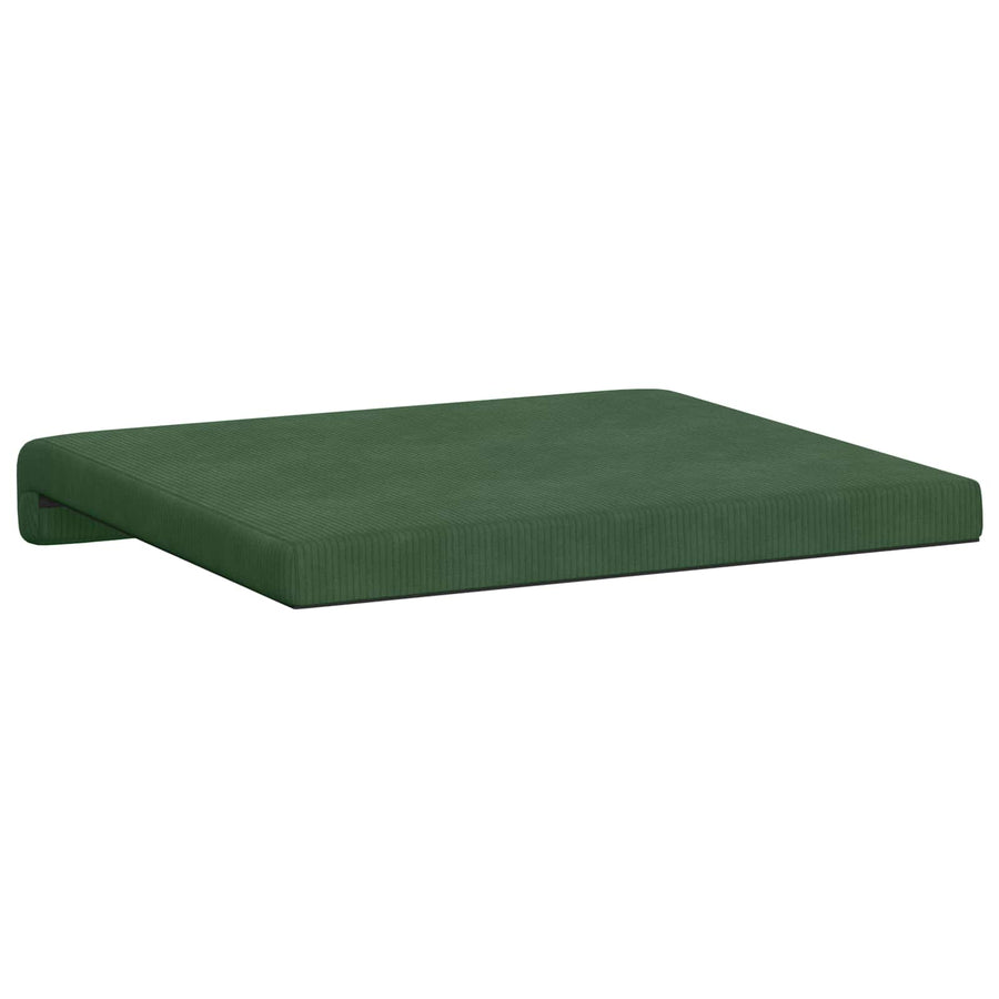 Bankkussen 2 st corduroy Donkergroen Diepte 35 cm