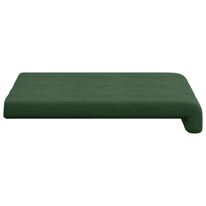 Bankkussen 2 st corduroy Donkergroen Diepte 35 cm