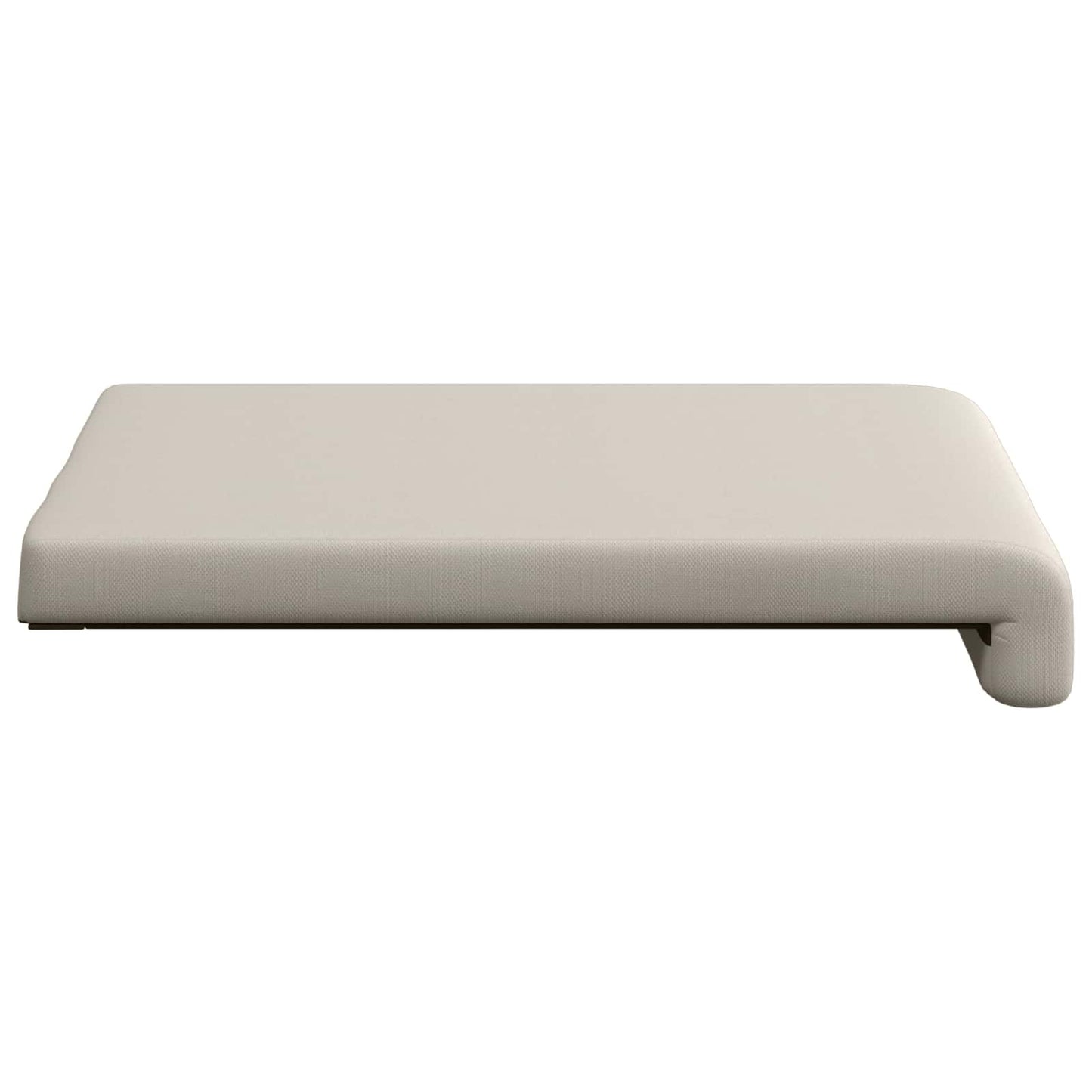 Bankkussen 2 st Textured Velvet Havermout Diepte 35 cm