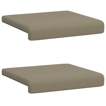 Bankkussen 2 st Textured Velvet Kaki Diepte 35 cm