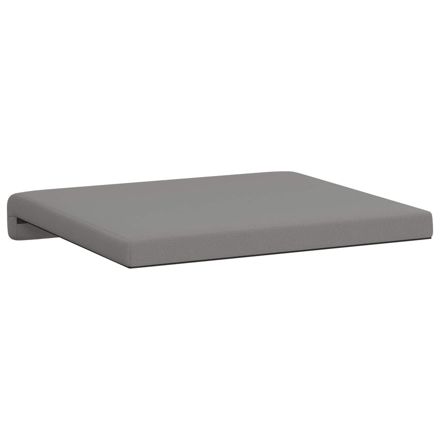 Bankkussen 2 st Textured Velvet Donkergrijs Diepte 35 cm