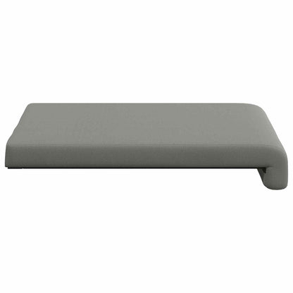 Bankkussen 2 st Textured Velvet Donkergrijs Diepte 35 cm