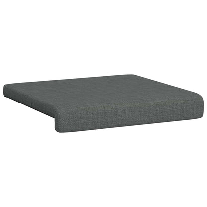 Bankkussen 4 st Stof Donkergrijs Diepte 35 cm