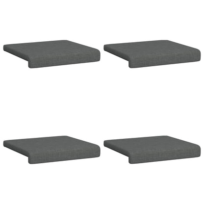Bankkussen 4 st Stof Donkergrijs Diepte 35 cm