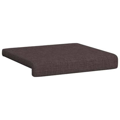 Bankkussen 4 st Stof Donkerbruin Diepte 35 cm