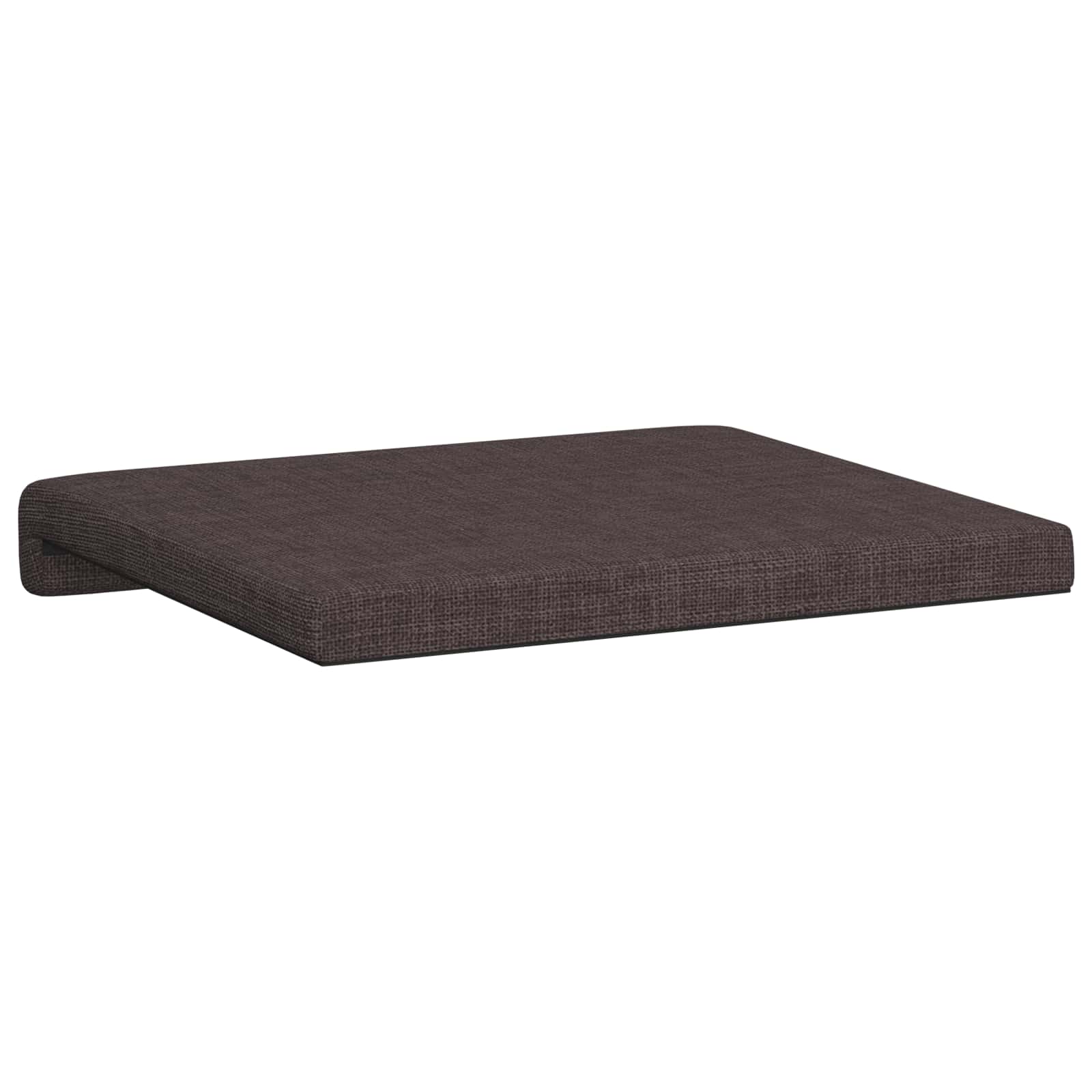 Bankkussen 4 st Stof Donkerbruin Diepte 35 cm