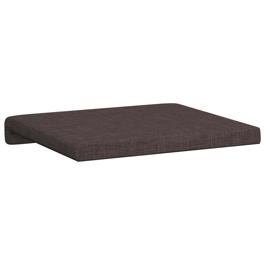 Bankkussen 4 st Stof Donkerbruin Diepte 35 cm