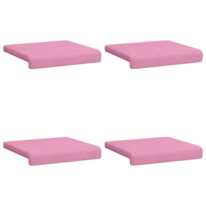 Bankkussen 4 st Stof Roze Diepte 35 cm