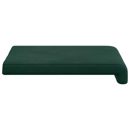 Bankkussen 4 st fluweel Donkergroen Diepte 35 cm