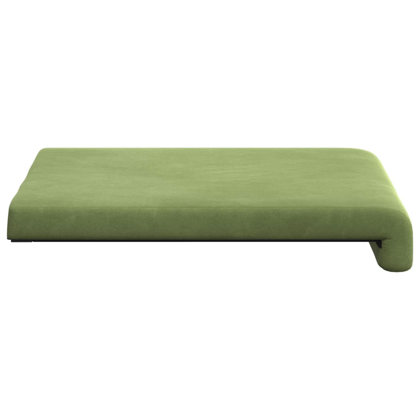 Bankkussen 4 st fluweel Lichtgroen Diepte 35 cm