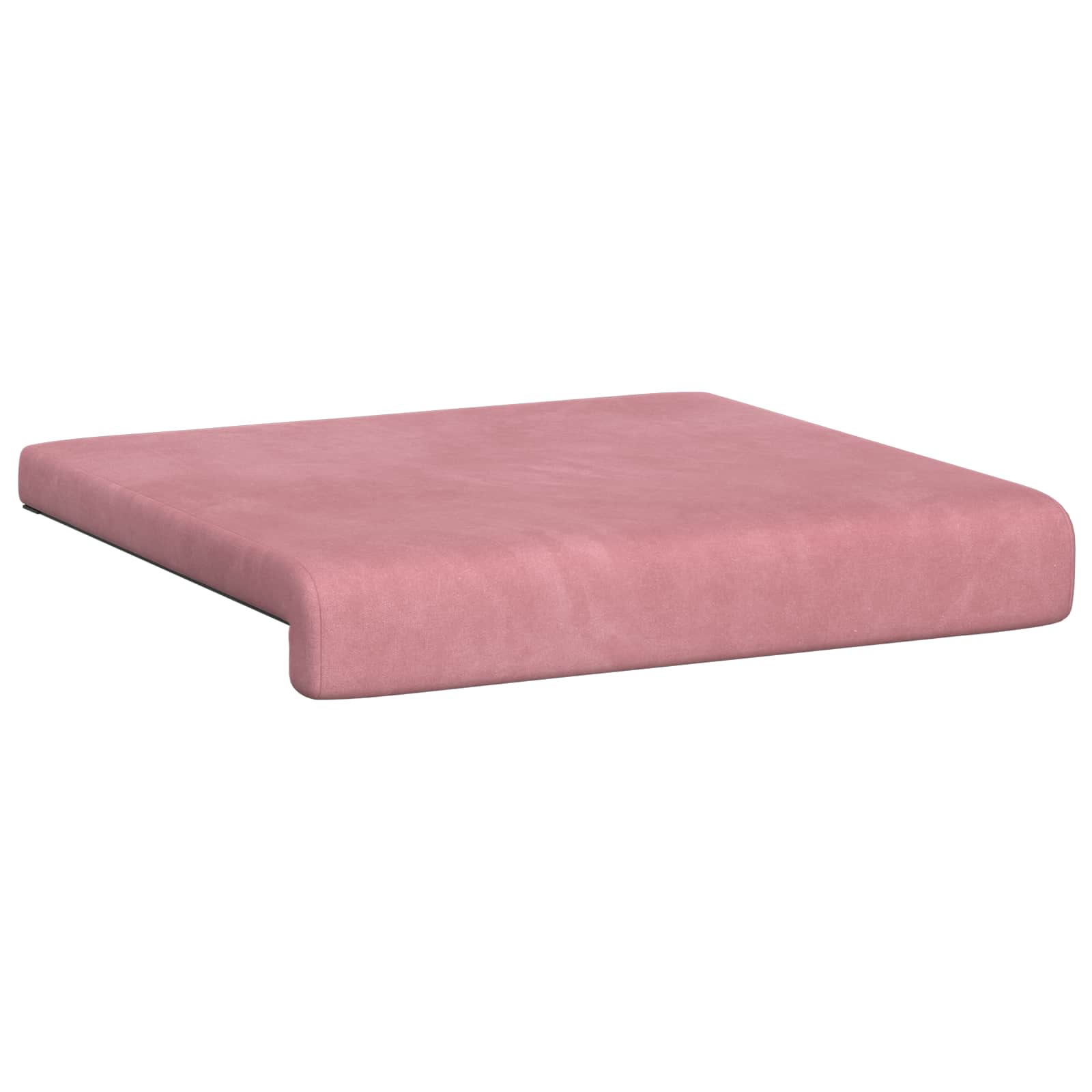 Bankkussen 4 st fluweel Roze Diepte 35 cm