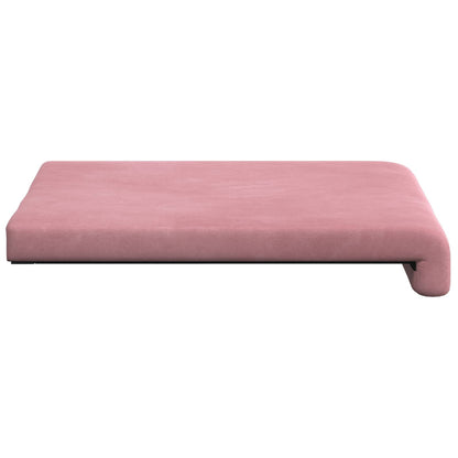 Bankkussen 4 st fluweel Roze Diepte 35 cm