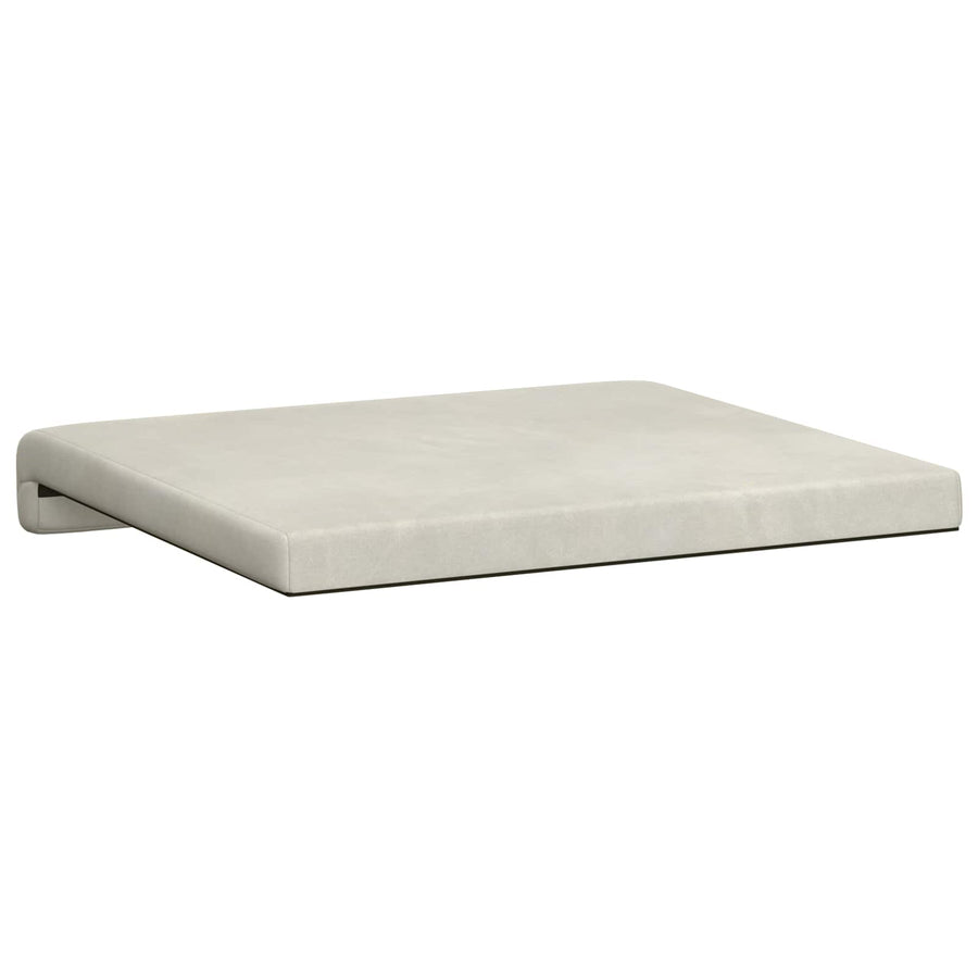 Bankkussen 4 st fluweel Crèmekleurig Diepte 35 cm