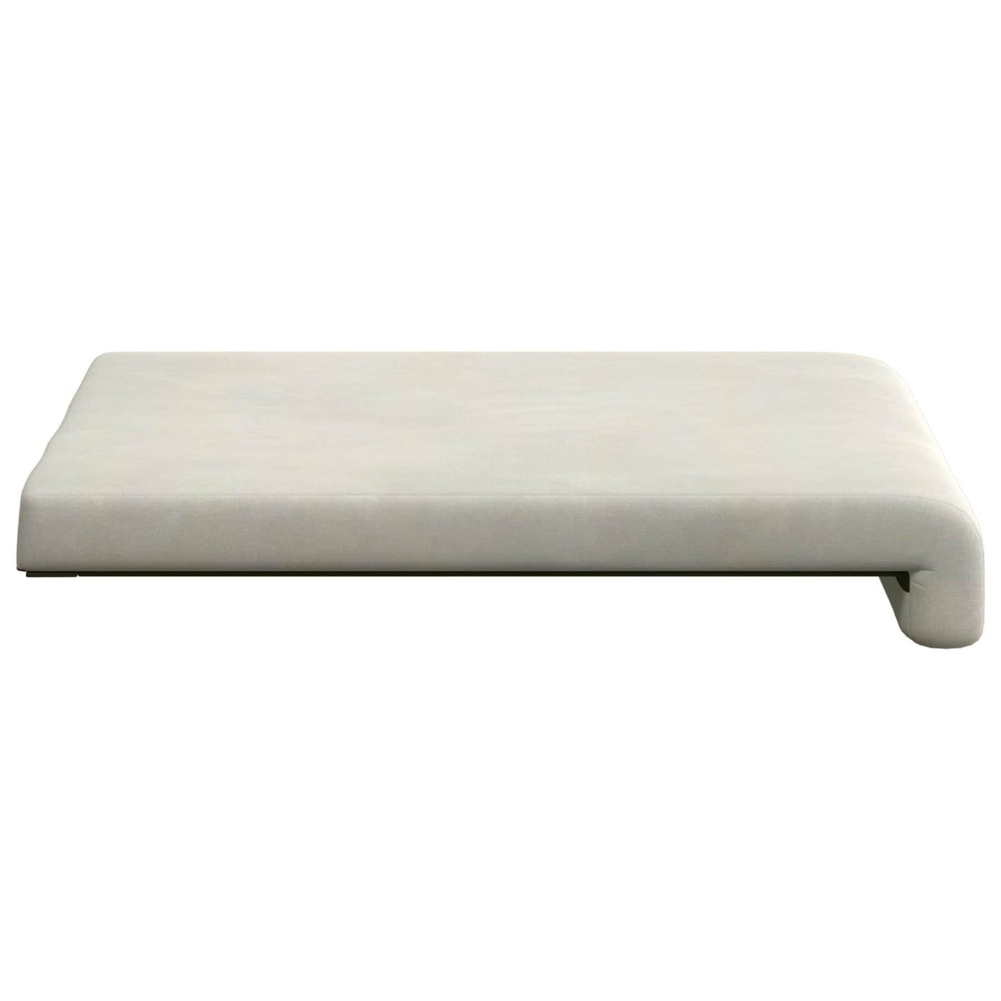 Bankkussen 4 st fluweel Crèmekleurig Diepte 35 cm