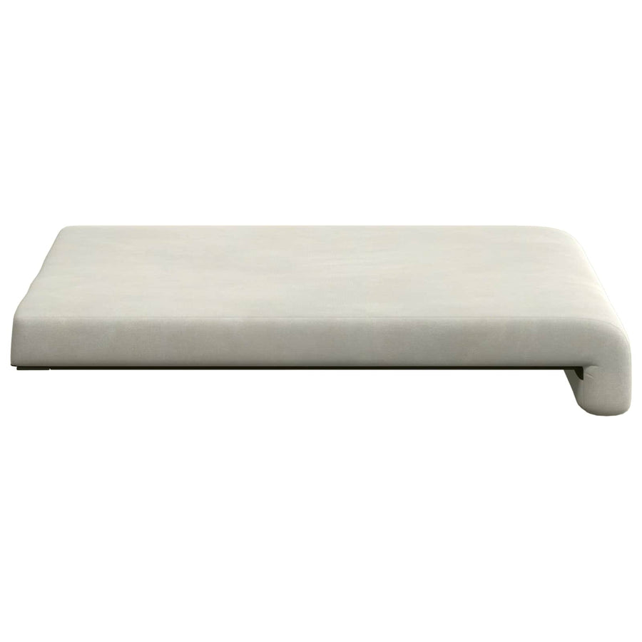 Bankkussen 4 st fluweel Crèmekleurig Diepte 35 cm