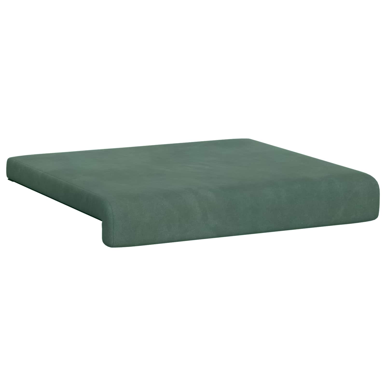 Bankkussen 4 st fluweel Zeegroen Diepte 35 cm
